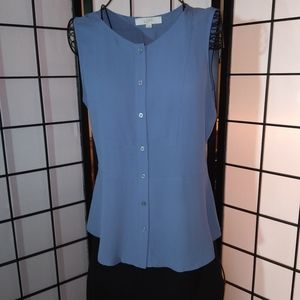 23A. Ann Taylor LOFT Sleeveless Tailored  Shell